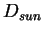 $\displaystyle D_{sun}$
