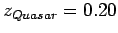 $z_{Quasar}=0.20$